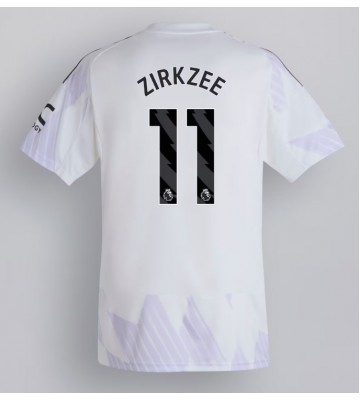 Manchester United Joshua Zirkzee #11 Replik Auswärtstrikot 2025-26 Kurzarm